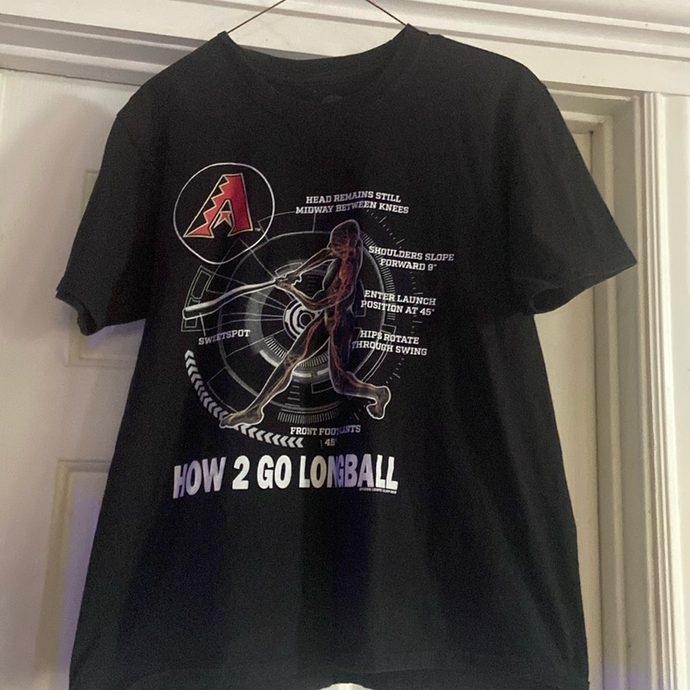 Sports crate limited edition Az Diamondbacks t shirt kids xl